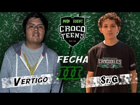 VERTIGO vs SR.G - 4tos - Fecha 3 ( Torneo 2018 ) - Crocoteens