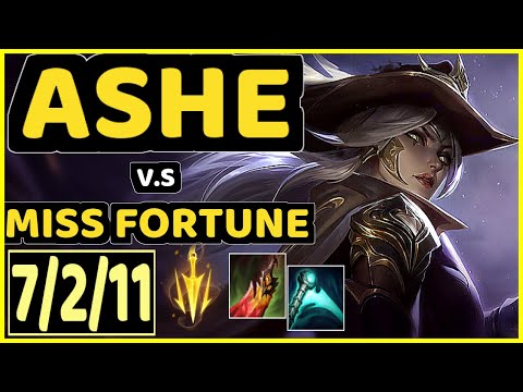 OMOK KING (ASHE) vs MISS FORTUNE - 7/2/11 KDA BOTTOM ADC GAMEPLAY - NA Ranked GRANDMASTER