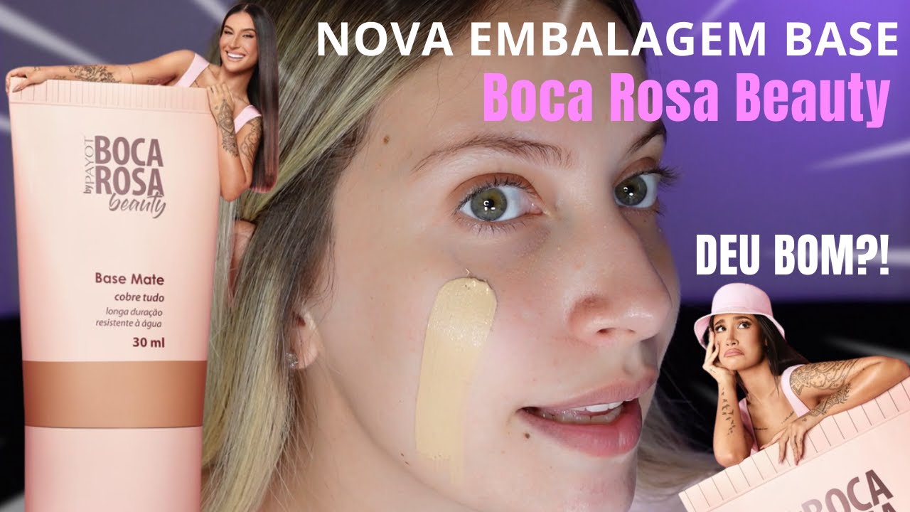 NOVA EMBALAGEM da BASE BOCA ROSA BEAUTY | AGORA VAI!!! | Michelle Kneipp
