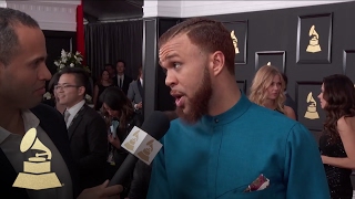 Jidenna Theodore Mobisson | Red Carpet | 59th GRAMMYs