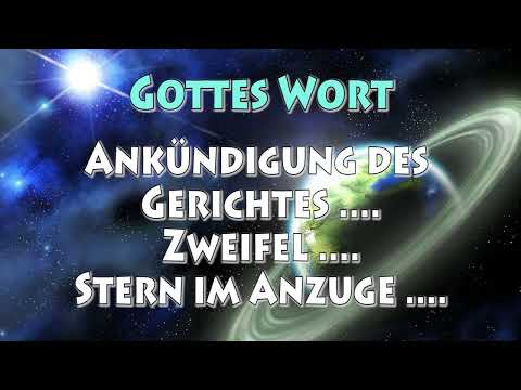 KG 4661 - ANKÜNDIGUNG DES GERICHTES .... ZWEIFEL .... STERN IM ANZUGE ....