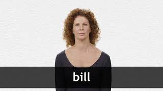 How to pronounce BILL in American English
