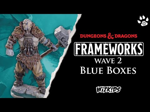 BLUE BOXES - Wizkids: Frameworks Wave 2 - UNBOXING - Band of Badgers
