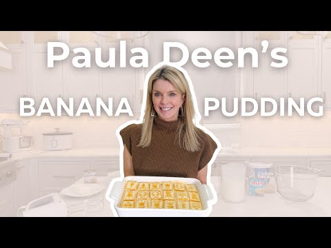 The BEST Banana Pudding Recipe (Paula Deen's Famous Version!)