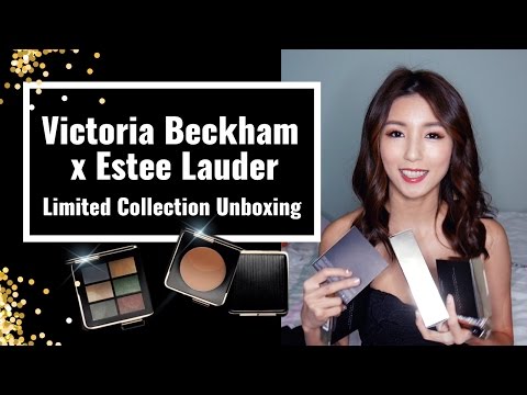 Victoria Beckham x Estee Lauder Limited Edition Make Up Unboxing