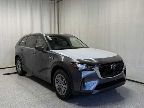 2026 Mazda CX-90 MHEV GS-L AWD in Gray for sale at Park Mazda in Sherwood Park, AB