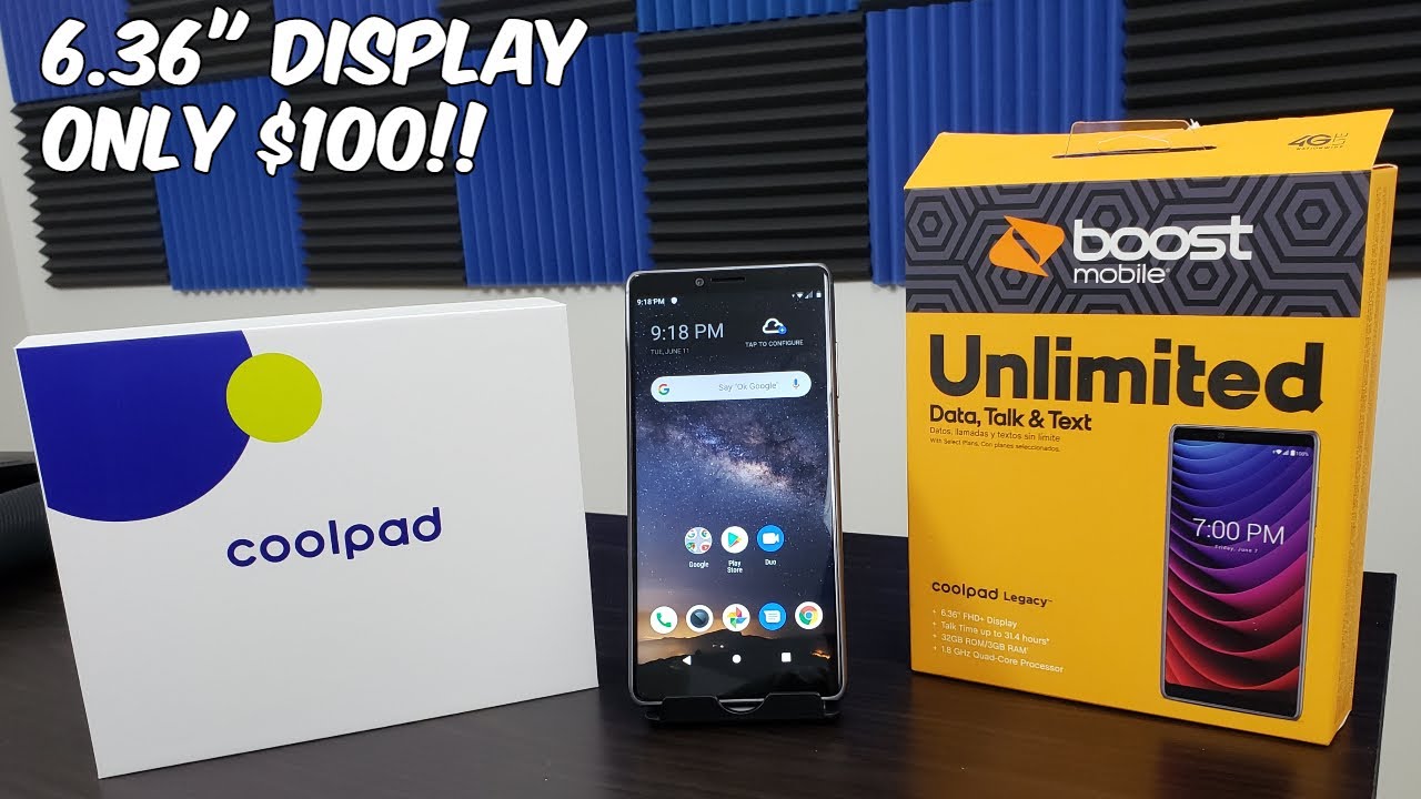CoolPad Legacy Unboxing and First Boot Up// Boost Mobile Only $100!!