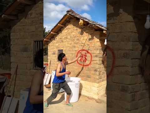 They Attacked Beehive… Everything Went Wrong~mini wood toy-woodworking art skill/wood hand #shorts