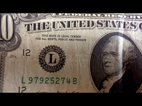 1981 10 Bill Value