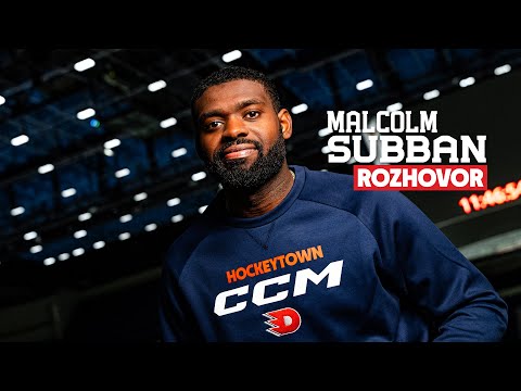 Malcolm Subban po prvním tréninku v Pardubicích