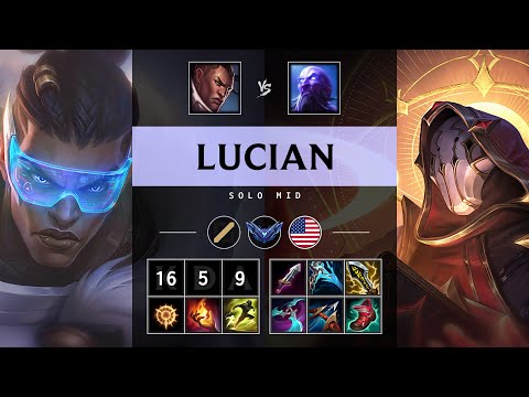 Lucian Mid vs Ryze - NA Diamond Patch 25.08