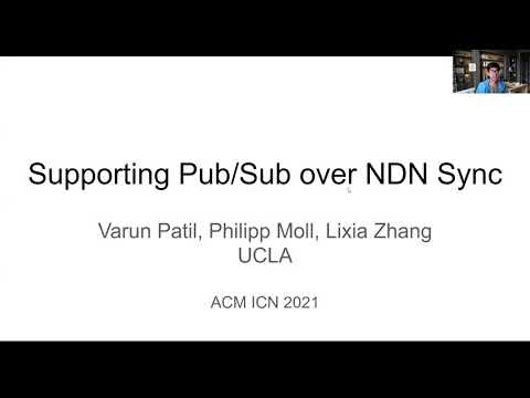 ACM ICN 2021 (Poster) - Supporting Pub/Sub over NDN Sync
