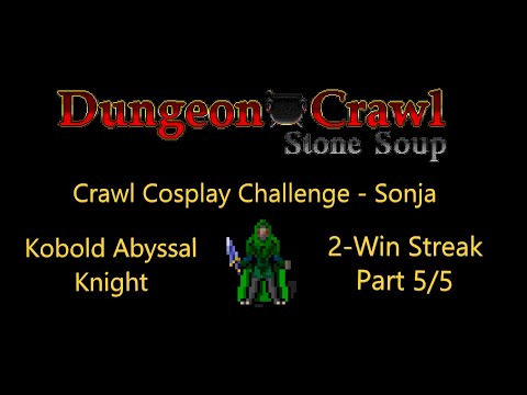 DCSS 0.29 - KoAK - Sonja Cosplay - Part 5 - Vaults 5, Slime, Abyss, Zig, Zot