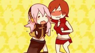 【Rin Kagamine + @】Singing Mitsubachi with Yuusuke