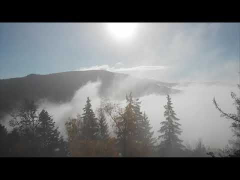 Flight in the Bihor mountains