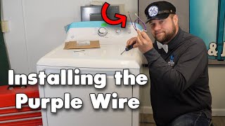 WE49X37037 GE Dryer Heater Wire Installation - How to Install