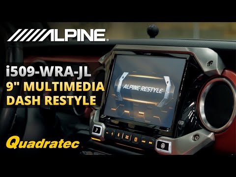 Alpine i509-WRA-JL 9" Multimedia Dash Restyle System Jeep Wrangler JL & Gladiator JT