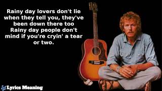 Gordon Lightfoot - Rainy Day People | Lyrics Meaning