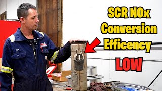 SCR NOx Conversion Efficiency LOW fault code on semi trucks