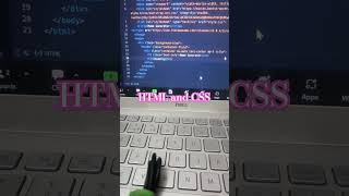 HTML and CSS #coding #html #html5 #htmltutorial #ytshorts