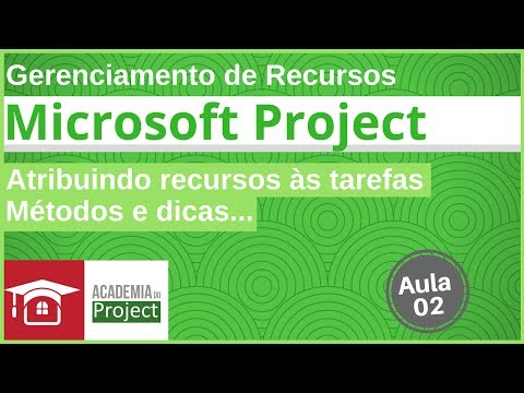 Série - Gerenciando Recursos no MS Project - Aula 2 - Atribuindos os Recursos às Tarefas