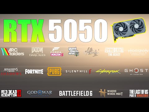 RTX 5050 8GB : 30 Games Tested - The Ultimate Gaming Test!