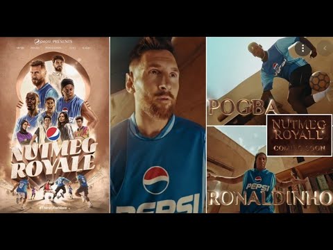 Leo Messi, Paul Pogba and Ronaldinho are Thirsty for More in Pepsi Max's Football- Oficial World Cup