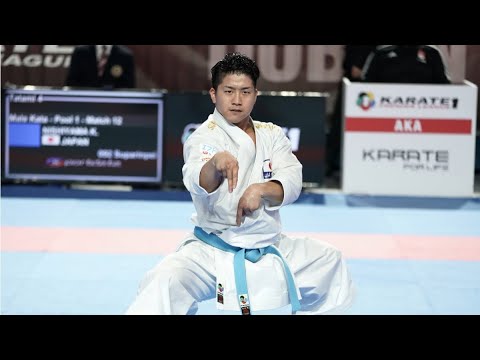 Sakichi Abe (JPN) vs Kakeru Nishiyama (JPN) | Male kata| Final match| Karate 1 Dublin 2023