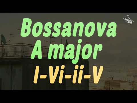 [BackingTrack] Bossanova 1-6-2-5 in A major