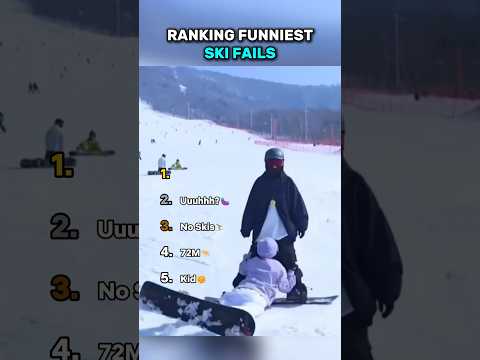 Ranking The Funniest Ski Fails⛷️