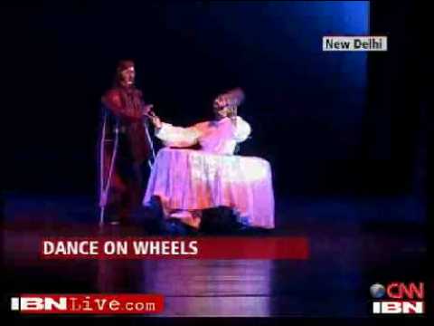 Disabled sufi dancers put up a show on wheelchairs