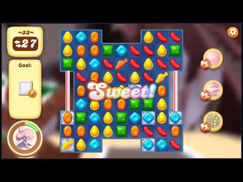 Candy Crush Tales Level 33 - NO BOOSTERS + FULL STORY + NO ADS 📖 | SKILLGAMING ✔️