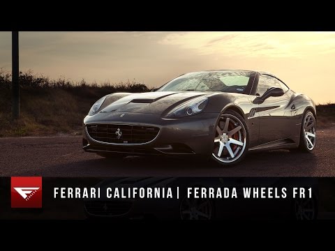 2013 Ferrari California | Ferrada Wheels FR1 Machine Silver