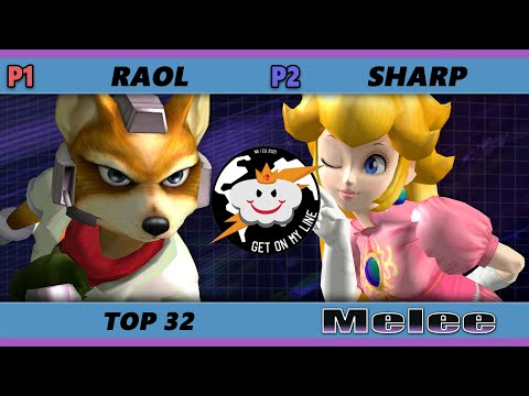 GOML Online 2021 - raoul (Fox) Vs. Sharp (Peach) SSBM Melee Tournament