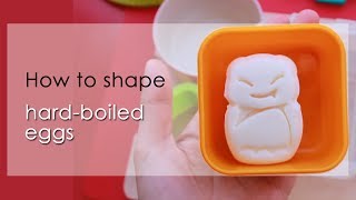How To Use Hard Boiled Egg Mold - Animal Shape