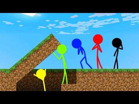 Stickman VS Minecraft: Secret Room School - AVM Shorts Animation