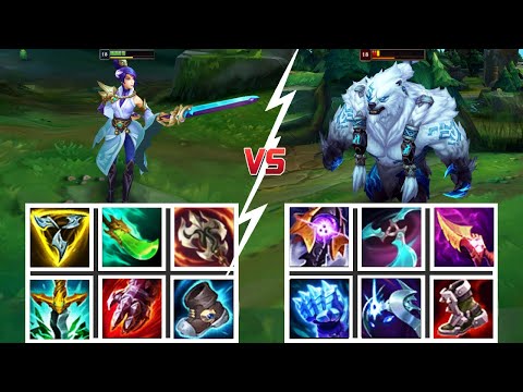 FIORA vs VOLIBEAR FULL BUILD FIGHT