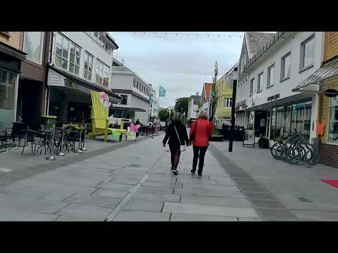 Norway 4k -Sandnes walking tour - June 10.2022
