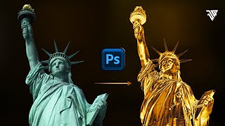 How To Create A Golden Effect in Photoshop | Step-by-Step Tutorial #graphicdesign