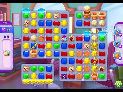 HomeScapes Level 6257 no boosters (19 moves)