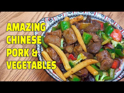 Stir Fried Garlic Pork & Vegetables - Easy Chinese Recipes at Home - Youtube