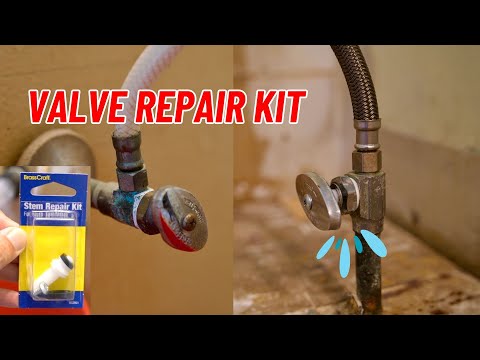 Use BrassCraft Multi-Turn Valve Stem Repair Kit To Fix Shut-Off Valve For Bathroom Sink and Toilet