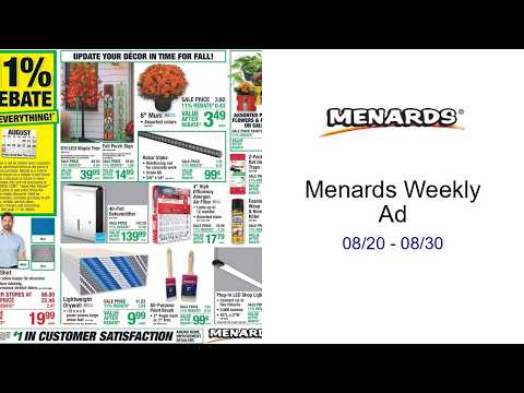 Menards Sales Flyer This Week