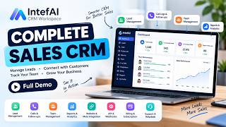 IntefAI CRM Workspace | Complete Lead Management & Sales CRM Demo