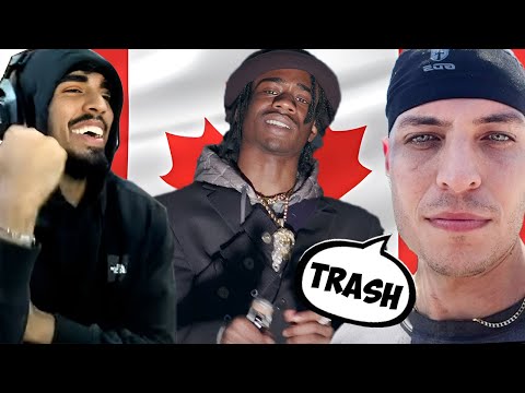 AMERICANS REACT TO TORONTO DRILL RAPPERS [HOUDINI, PRESSA, SMOKE DAWG, ETC]
