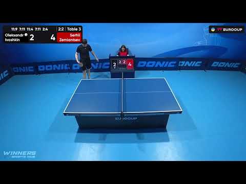 19:15 Oleksandr Ivashkin - Serhii Zemiantsev 10.08.2023 TT Euro.Cup  Ukraine Star. TABLE 3
