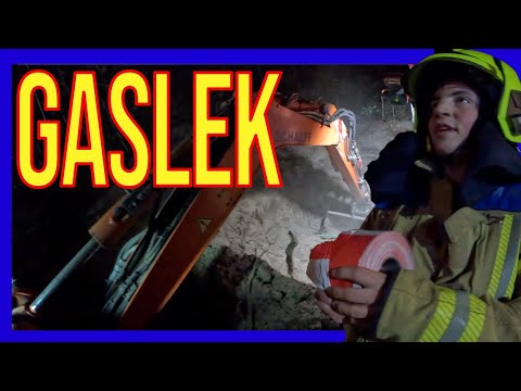 Gaslek Hoofdleiding  - VOLUNTEERS DUTCH FIREFIGHTERS -