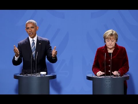 Obama reacts to protests against Trump