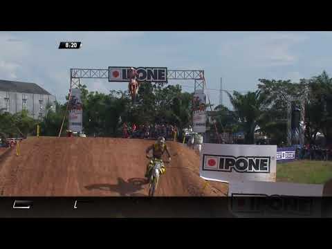 Prado vs Vialle Battle - MX2 Race 2 - MXGP of Indonesia 2019