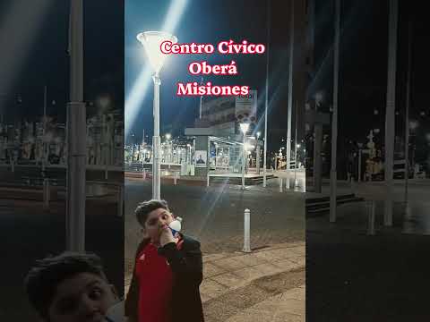 Centro Cívico Oberá Misiones de noche 😱✨ 01:24 AM